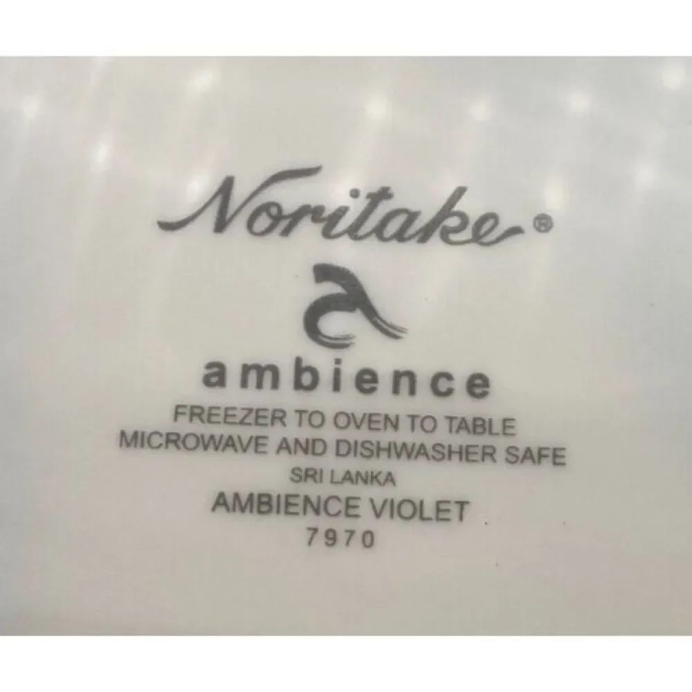 Noritake Ambience Violet Accent Luncheon Plate‎ (s)